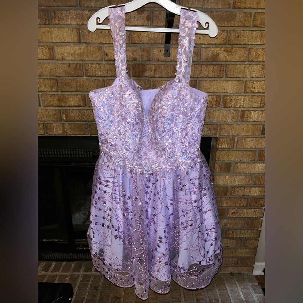 Lavender homecoming dress